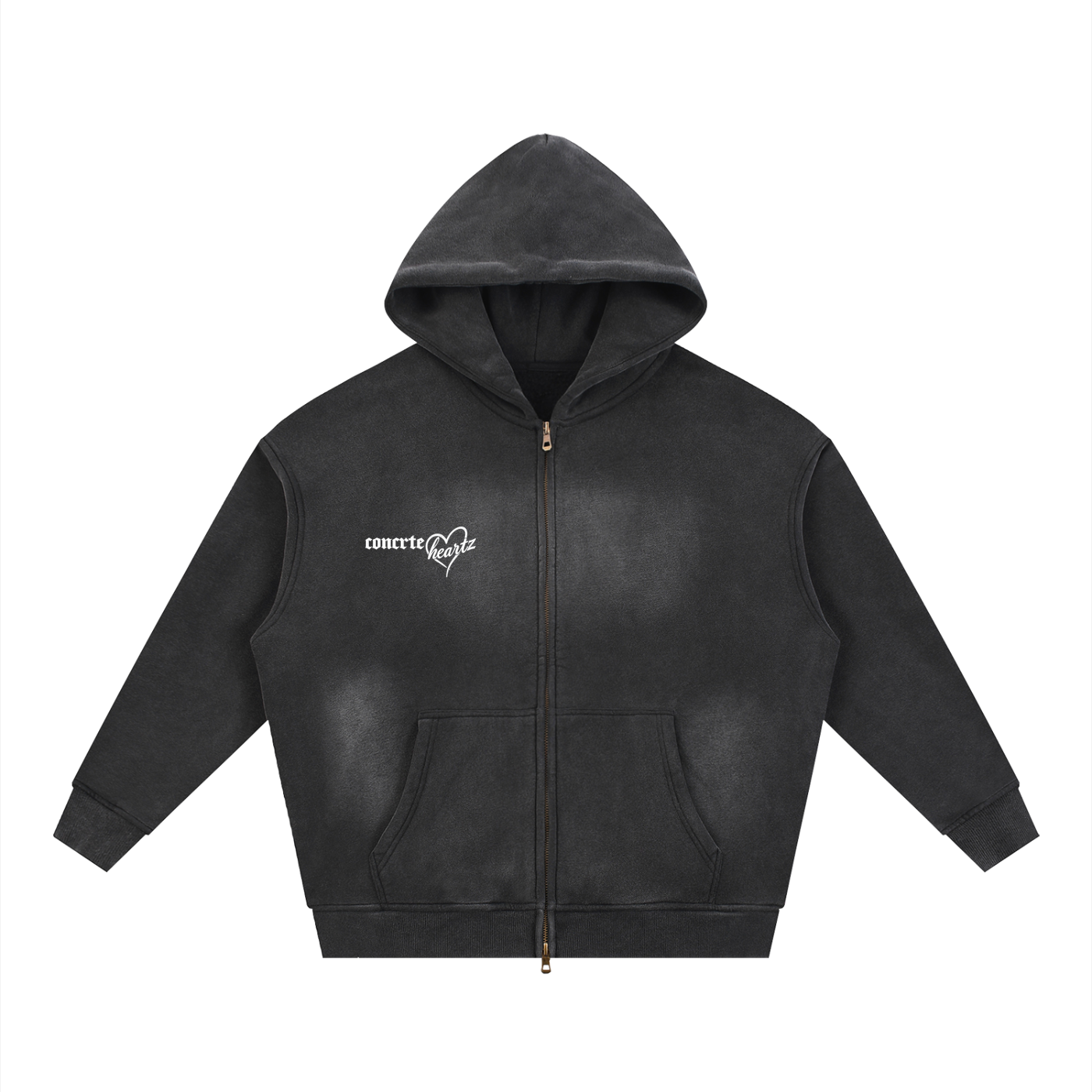 Concrete Heartz “Built From Pain” Zip Hoodie