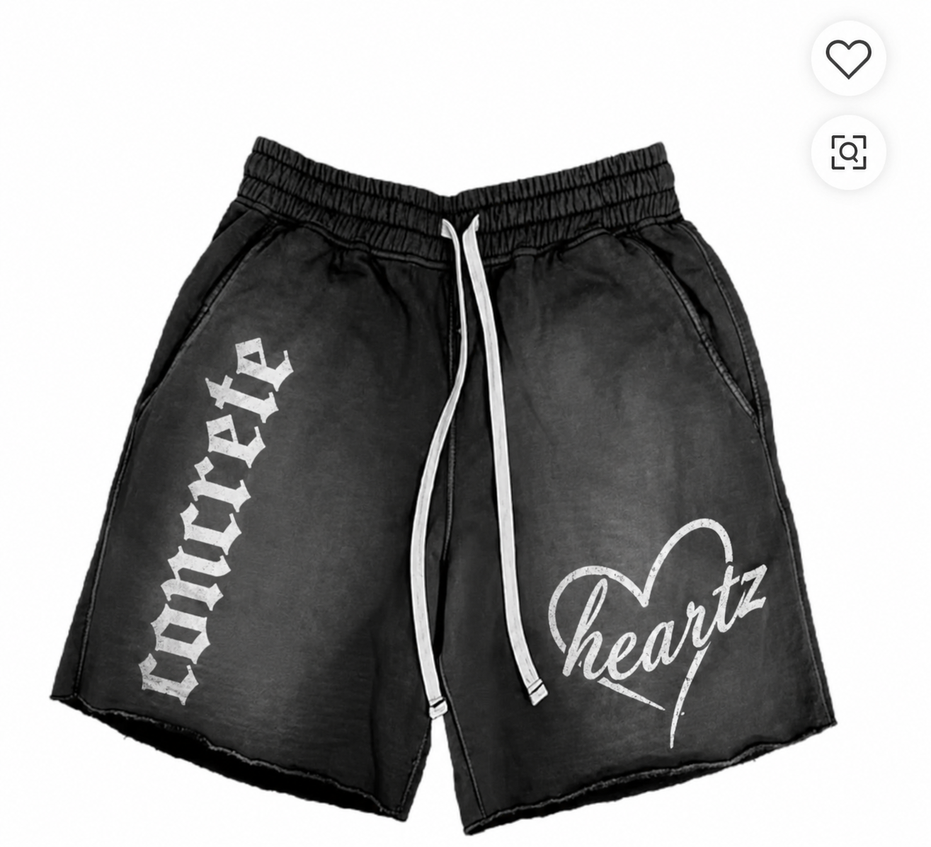Concrete Heartz Signature Heartz Sweat Shorts