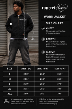 Concrete Heartz Essential Work Jacket